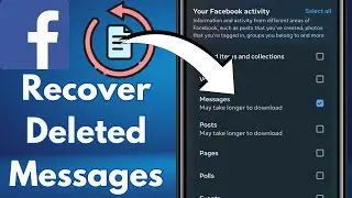 How To Recover Deleted Messages On Facebook