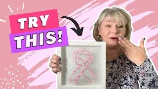 Turn Letters Into Shapes| Breast Cancer Awareness| Pink Ribbon| Cricut Design Space Design
