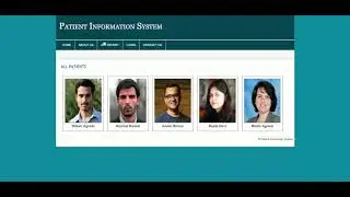 Patient Information System Mini Php Project