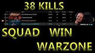 38 Kills SQUAD | Win! | Warzone | Azeron Gameplay | German | #9