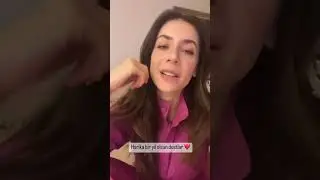 Fulya Zenginer’den yeni yıl mesajı 