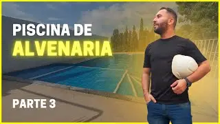 Construção de PISCINA DE ALVENARIA 10X5 metros | PARTE #3