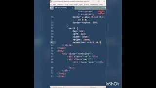 Solar System | HTML CSS #youtubeshorts #viral #coding #shortvideo #webdesign #programming