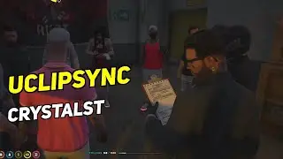 Crystal walks in during a gang meeting (with chat reaction)