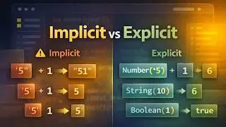 Type Conversion in JavaScript – Implicit vs Explicit (Type Coercion Explained)