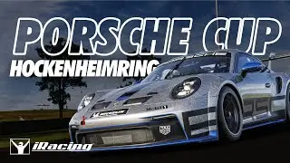 Hockenheimring Havoc! Porsche Cup iRacing Wreck & Intense Battle