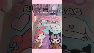 $1 vs $100 sanrio blind bag 🩷 #diy #sanrio #hellokitty #craft #papercraft #blindbag #asmr #unboxing