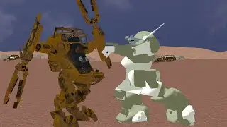 Scopedog VS Light Walker (Red Faction Guerrilla)
