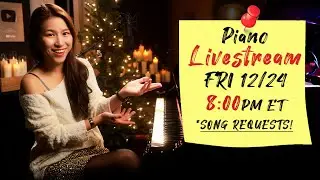 🔴LIVE Christmas🎄Piano (Vocal) Music with Sangah Noona! 12/24