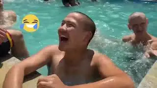 🏊‍♂️swam with friends😇🥰 #swimming