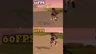 See the difference? #genshinimpact #genshin #fps #fyp #fypシ #recommended #foryou #hutao #framerate