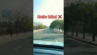 Brake failure #accident #saved