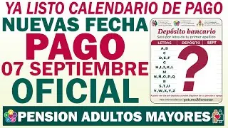 💥05 DE SEPTIEMBRE PAGO💥🚨 AVISO PARA EL PAGO DE TU PENSION BIENESTAR DE LOS ADULTOS MAYORES 65 Y MÁS