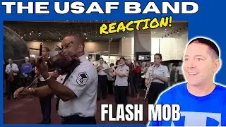 The USAF Band Holiday Flash Mob at the National Air and Space Museum