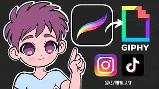 Create your GIFs! How to animate in PROCREATE | Kevin Farias