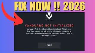 Vanguard Not Initialized FIX (100% Working 2026) – Valorant Error Code 57 / VAN -79