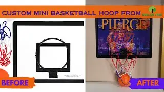 Custom Mini Basketball Hoop | Done in Canvas | Tam's Sweet Life