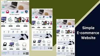 Build and Deploy Ecommerce Website With HTML CSS 2023 | With Multiple page and get free source code