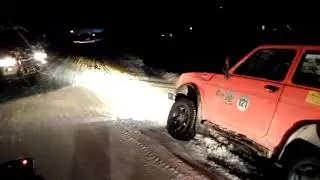 Ниву стащило в кювет
