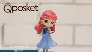 Обзор фигурки Русалочка в голубом платье Q Posket Petit. Petit: Ariel (ver B) preview