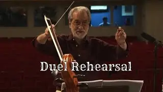 "The Duel" Rehearsal - Majid Entezami w/ Mohsen Sharifian and Iran National Orchestra