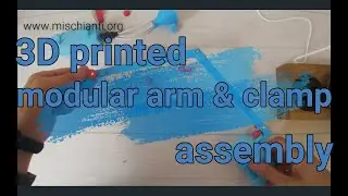 3D Printed Modular Holder System: basic elements