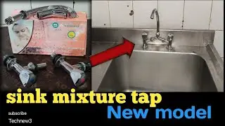 Damaged kitchen sink mixture tap / slow water tap solution / new tap fitting #sink tap#