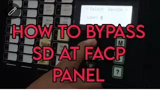 PAANO MAG BYPASS NG SMOKE DETECTOR SA FACP PANEL