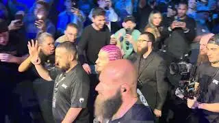 Sean O'Malley walking to the cage at UFC 292 in Boston