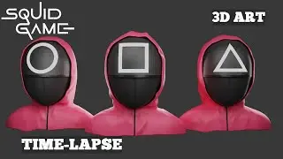 Creating Squid Game Character in 3D (Blender)