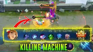 AGGRESSIVE 25 KILLS GUINEVERE GAMEPLAY - MOBILE LEGENDS