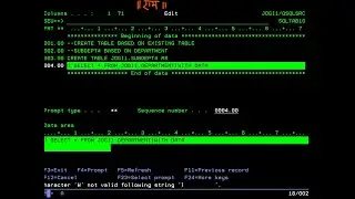 Creating an IBM i physical file| AS400 में डेटा के साथ तालिका कॉपी करके तालिका बनाएँ| Copy with data
