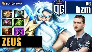 Zeus Mid | OG.bzm | THE EASIEST AND THE MOST IMBA MID HERO IN DOTA 2 | 7.31d Gameplay Highlights