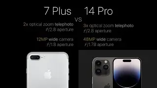 iPhone 7 Plus vs iPhone 14 Pro camera test