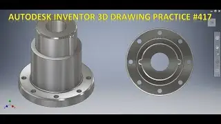 Autodesk Inventor Practice tutorial for beginners || Tutorials 