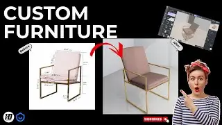 Master Custom Furniture Design with Coohom: Create Stunning Accent Chair #coohom