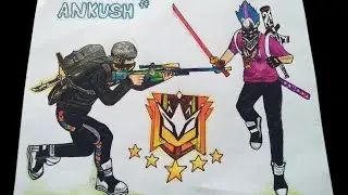 FREE FIRE DRAWING | ANKUSH FF DRAWING | @ALPHAFREEFIREE  | TOP 1 GRANDMASTER PLAYER | FREE FIRE