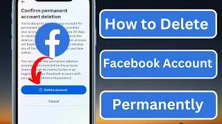 How to delete facebook Account Permanently || How to Delete Facebook Account 2023 iPhone ||
