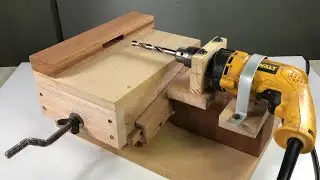 IDEA BRILLANTE PARA HACER UNA MÁQUINA CASERA - TRUCO PARA TU TALADRO FACIL