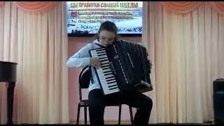 Пазушкина Елизавета исполняет"На побывку Едет" обр.С.Нефедова