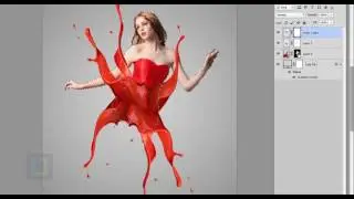 Paint Splash Effect _ Photoshop Tutorial _ Paint Dress