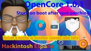 Hackintosh España. Stuck on boot after root parching