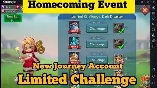 New Journey Tutorial Part-5 Daily Quest/Hero Stage/Limited Challenge || Lords Mobile