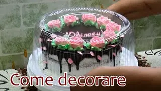Tutorial: come decorare una torta biscotto con crema al burro
