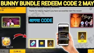 FREE FIRE REDEEM CODE TODAY | BUNNY BUNDLE REDEEM CODE TODAY 7 MAY | FF REDEEM CODE TODA