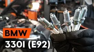 How to change spark plug on BMW 330i 3 (E92) [TUTORIAL AUTODOC]