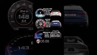 Mercedes C63 AMG 510HP vs Audi ABT RS5-R 530HP vs BMW M4 CSL 550HP 