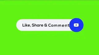 Like | Comment | Share & Subscribe || Green Screen Clip