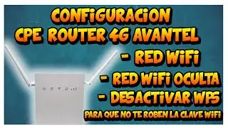 configuracion moden avantel - red wifi-red wifi oculta - desactivar wps evitar roben  clave wifi