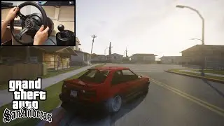 GTA San Andreas Grove Street Drifting with Futo | Assetto Corsa | Steering Wheel